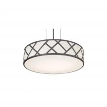 AFX Lighting, Inc. HVNP17LAJUDBK - Haven 17'' LED Pendant - 30W 120-277V - Black