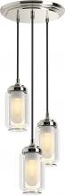 Kohler Lighting 22655-PE03-SNL - ARTIFACTS® 3 LIGHT PENDANT CLOUD