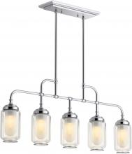 Kohler Lighting 22660-CH05-CPL - ARTIFACTS® 5 LIGHT LINEAR