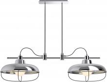 Kohler Lighting 23661-CH02-CPL - MODERN FARM 2 LIGHT LINEAR CHANDELIER XL