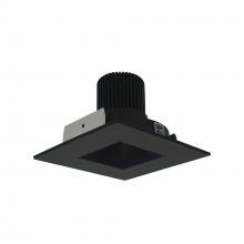 Nora NIO-4SNDSQ35XBB/10 - 4" Iolite LED Square Reflector with Square Aperture, 1000lm / 14W, 3500K, Black Reflector /