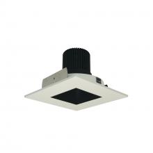 Nora NIO-4SNDSQ40QBW - 4" Iolite LED Square Reflector with Square Aperture, 10-Degree Optic, 800lm / 12W, 4000K, Black