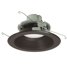 Nora NLCBC2-65227BZBZ/10 - 6" Cobalt Click LED Retrofit, Baffle, 1000lm / 12W, 2700K, Bronze Baffle / Bronze Flange