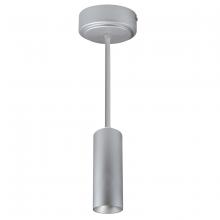 Nora NYLM-2ST30XSSLE3A/72 - 2" iLENE 72" Stem Mount Mini Cylinder, 1000lm, 15W, 3000K, Silver, 120V Triac/ELV Dimming