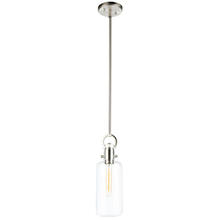 Artcraft AC10121SN - Single Large Glass Clear Pendant