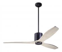 Modern Fan Co. LLX-DBBK-54-WW-NL-WC - LeatherLuxe DC Fan; Dark Bronze Finish with Black Leather; 54" Whitewash Blades; No Light; Wall