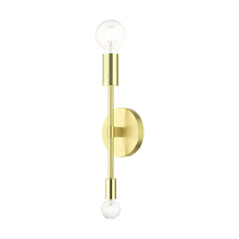 Livex Lighting 46438-12 - 2 Lt Satin Brass Wall Sconce