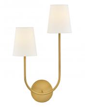 Lark 84260LCB - Large Two Light Sconce