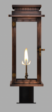 The Coppersmith CO-31-G-PFA-MB - Contempo Pier Mount Lantern 31"