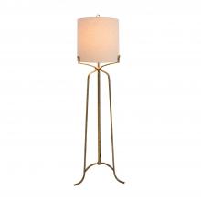 GABBY SCH-153745 - Evie Floor Lamp, 1-Light, Ashwell Gold, Natural Linen Shade, 70"H (SCH-153745 )