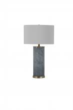 GABBY SCH-155090 - Ellington Table Lamp, 1-Light, Gray, Champagne, Sea Salt Linen Shade, 28.5"H (SCH-155090 )