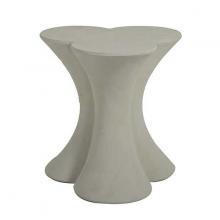 GABBY SCH-160100 - Carlin Side Table, Textured Misty White, 24.25"H (SCH-160100 )