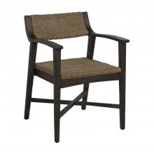 GABBY SCH-160340 - Richard Arm Chair, Dark Brown, Natural, 23.75"W (SCH-160340 )