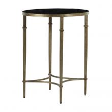 GABBY SCH-163395 - Wendall Side Table, Champagne, Black Mirror Top, 28"H (SCH-163395 )