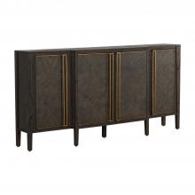 GABBY SCH-166275 - Fitzgerald Sideboard, Dark Grey, Stained Brass, 68.5"W (SCH-166275 )