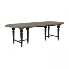 GABBY SCH-167050 - Roderick Dining Table, Light Blonde Top, Dark Brown, 82.5"W (SCH-167050 )