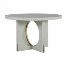 GABBY SCH-169240 - Sheila Dining Table, Cerused White, Stained Gold, 50"W (SCH-169240 )