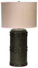 Jamie Young Co. 1BARR-TLLE - Barrel Table Lamp, 1-Light, Brown, 28.5"H 1BARR-TLLE