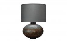 Jamie Young Co. 1CAIS-TLGM - Caisson Table Lamp, 1-Light, Grey, 23"H 1CAIS-TLGM