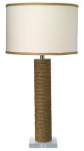 Jamie Young Co. 1CYLI-TLJU - Cylinder Rope Table Lamp, 1-Light, Brown, 28"H 1CYLI-TLJU