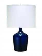 Jamie Young Co. 1JAR-MDBL - Plum Jar Table Lamp, 1-Light, Blue, 28.75"H 1JAR-MDBL