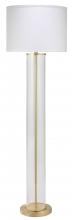 Jamie Young Co. 1VAND-FLBR - Vanderbilt Floor Lamp, 1-Light, Brass, 63.5"H 1VAND-FLBR