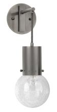 Jamie Young Co. 4STRA-SCGM - Strada Wall Sconce, Gunmetal, Clear Glass, 5"W 4STRA-SCGM