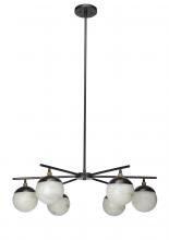 Jamie Young Co. 5METR6-CHOB - Metro Chandelier, Bronze, 40"W 5METR6-CHOB