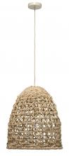 Jamie Young Co. 5NETT-CHNA - Netted Pendant, Natural, 18"W 5NETT-CHNA