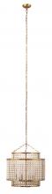 Jamie Young Co. 5PACI-CHGO - Pacific Chandelier, White, 20"W 5PACI-CHGO