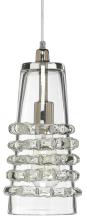 Jamie Young Co. 5RIBB-LOCL - Ribbon Pendant, Clear , 6"W 5RIBB-LOCL