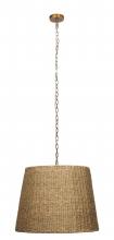 Jamie Young Co. 5WILL-CHNA - Willow Chandelier, Natural, 24"W 5WILL-CHNA