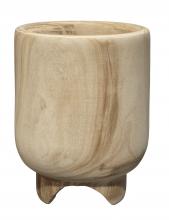 Jamie Young Co. 7CANY-VANA - Canyon Vase, Brown, 9.5"W 7CANY-VANA