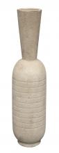 Jamie Young Co. 7CHAN-VAOW - Channel Vase, Cream, 4.5"W 7CHAN-VAOW