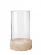 Jamie Young Co. 7CHAR-SHBRAL - Charlotte Candleholder, Brown, Clear Glass, 5.15"W 7CHAR-SHBRAL