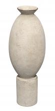 Jamie Young Co. 7ELEV-VAOW - Elevated Vase, Cream, 6"W 7ELEV-VAOW