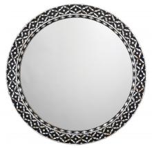 Jamie Young Co. 7EVRND-MIMOP - Evelyn Mirror, Black, 36"W 7EVRND-MIMOP