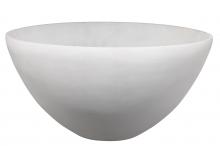 Jamie Young Co. 7GEOR-LGAL - Georgina Bowl, White, 14"W 7GEOR-LGAL