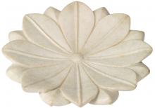 Jamie Young Co. 7LOTU-LGWH - Lotus Plate, White, 15"W 7LOTU-LGWH