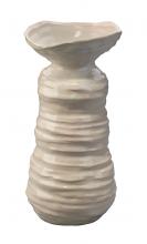 Jamie Young Co. 7MARI-LGCR - Marine Vase, Cream, 7.25"W 7MARI-LGCR