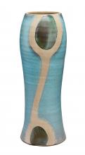 Jamie Young Co. 7MARY-VABL - Maryln Vase, Blue, 5.25"W 7MARY-VABL