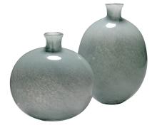 Jamie Young Co. 7MINX-VAGR - Minx Vase, Grey, 7.75"W 7MINX-VAGR