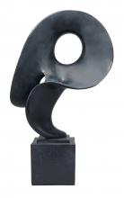 Jamie Young Co. 7OBSC-LGBK - Obscure Sculpture, Black, 12"W 7OBSC-LGBK