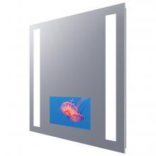 Electric Mirror FUS-215-AV-3642 - Fusion Lighted Mirror Television, 2-Light, Integrated LED, Clear, 36"W FUS-215-AV-3642