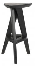 Noir AE-17CHBS - Twist Stool, Black Charcoal, 26.5"H AE-17CHBS