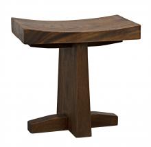 Noir AE-196 - Rita Stool, Natural, 19"H AE-196