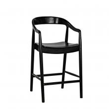 Noir AE-217CHB-S - Remo Stool, Black Charcoal, 40"H AE-217CHB-S