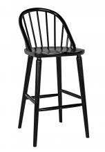 Noir AE-218CHB-L - Gloster Stool, Black Charcoal, 41"H AE-218CHB-L