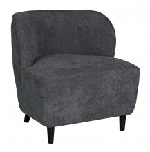 Noir AE-240G - Laffont Accent Chair, Natural, Ocean Grey, 30"W AE-240G