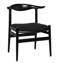 Noir AE-267CHB - Boone Dining Chair, Black Charcoal, 29.5"H AE-267CHB